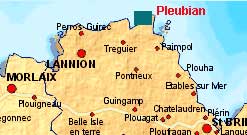 Hier befindet sich das Bretagne Ferienhaus. Sie sind nur einen Mausklick von der groen Karte entfernt!